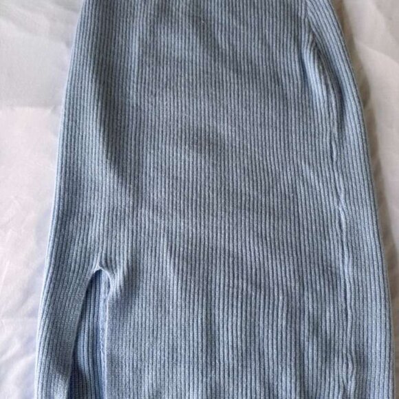 Winter Sleeveless Vest Paired with a Hight Waisted Slip Bodycon Skirt a Vintage - Picture 4 of 7